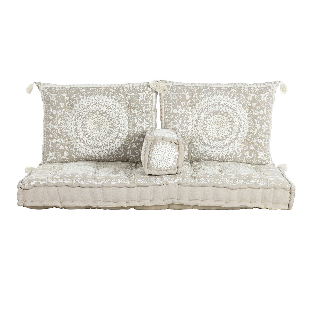 Puutarhasohva DKD Home Decor Beige 155 x 76 x 65 cm